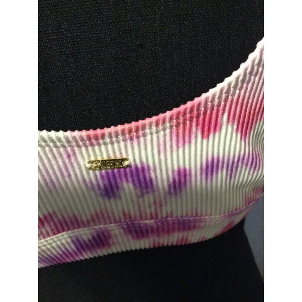 Victoria's Secret PINK Tie Dye Tye Swim wear top Large L